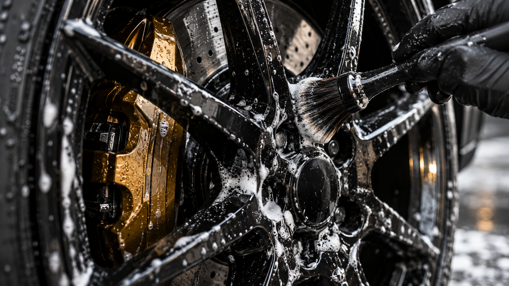 Wheel detail in progress